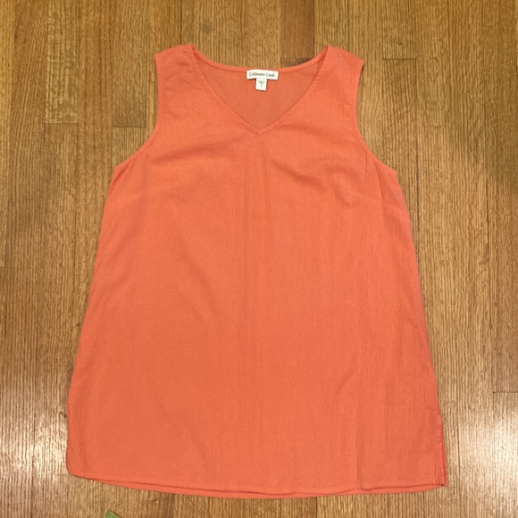 Coldwater Creek Coral Tunic Top Size Small - Picture 5 of 9